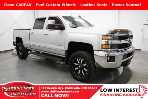 Silver 2015 Chevrolet Silverado 2500HD LTZ for sale in Chillicothe, OH