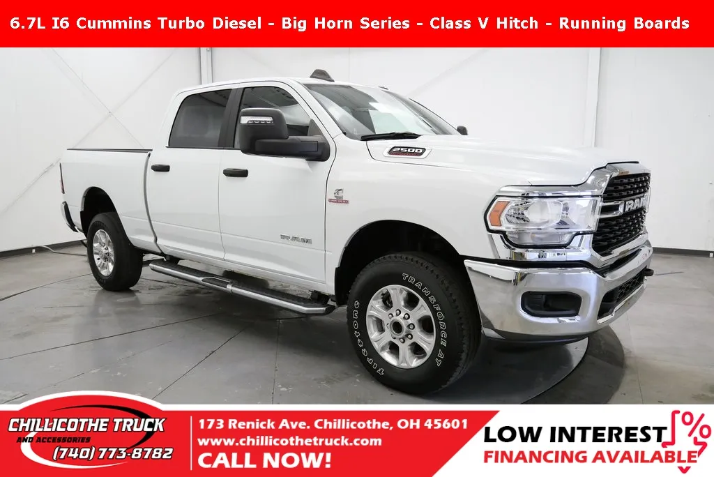 White 2024 Ram 2500 Big Horn for sale in Chillicothe, OH