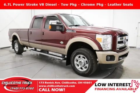 Red 2012 Ford F-350SD King Ranch for sale in Chillicothe, OH
