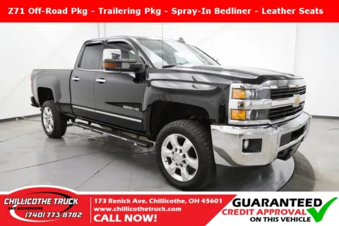 Black 2017 Chevrolet Silverado 2500HD LTZ for sale in Chillicothe, OH