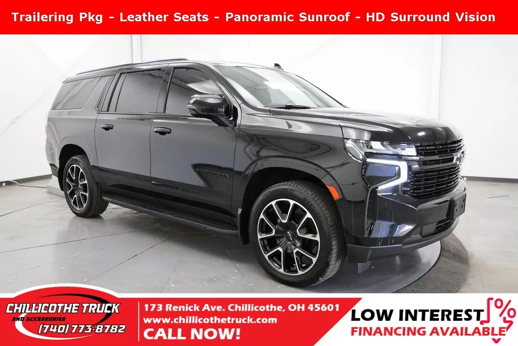 Black 2023 Chevrolet Suburban RST for sale in Chillicothe, OH