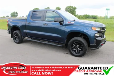 Blue 2021 Chevrolet Silverado 1500 Custom Trail Boss for sale in Chillicothe, OH