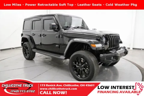 Black 2021 Jeep Wrangler Unlimited Sahara High Altitude for sale in Chillicothe, OH