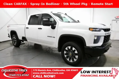 White 2021 Chevrolet Silverado 2500HD Custom for sale in Chillicothe, OH