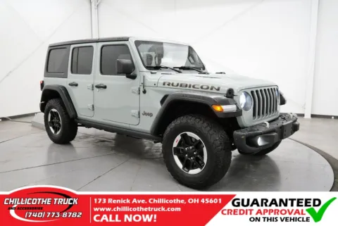 Black 2021 Jeep Wrangler Unlimited Rubicon for sale in Chillicothe, OH