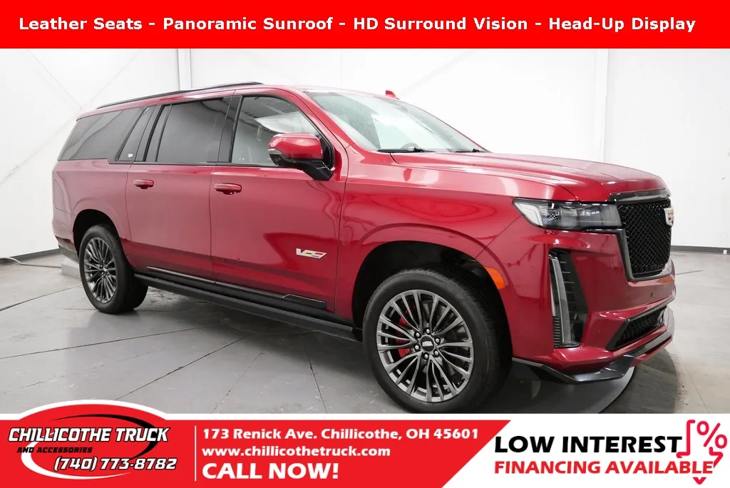 Red 2023 Cadillac Escalade ESV V-Series for sale in Chillicothe, OH