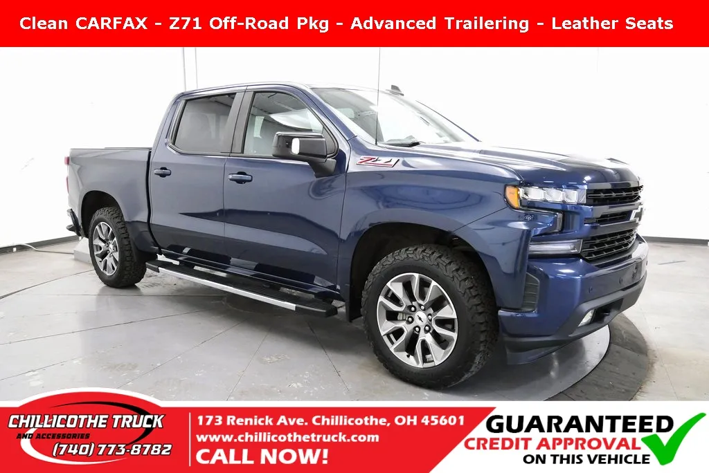 Blue 2021 Chevrolet Silverado 1500 RST for sale in Chillicothe, OH