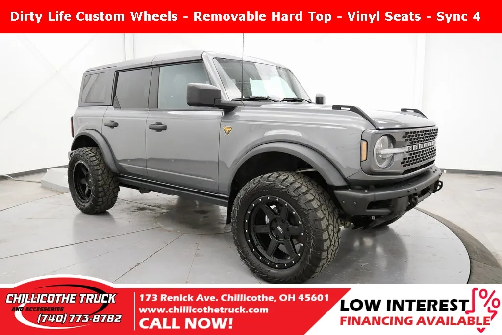 Gray 2022 Ford Bronco Badlands for sale in Chillicothe, OH