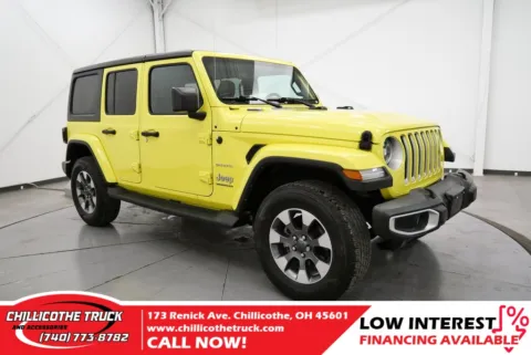 Yellow 2023 Jeep Wrangler Sahara for sale in Chillicothe, OH