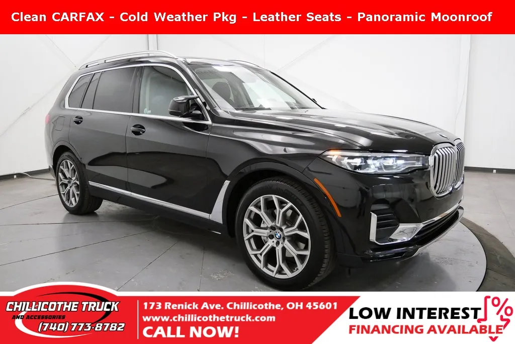 Black 2022 BMW X7 xDrive40i for sale in Chillicothe, OH