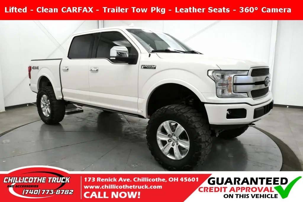 White 2019 Ford F-150 Platinum for sale in Chillicothe, OH