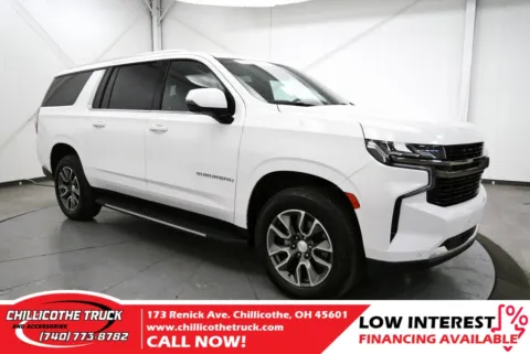 White 2022 Chevrolet Suburban LT for sale in Chillicothe, OH