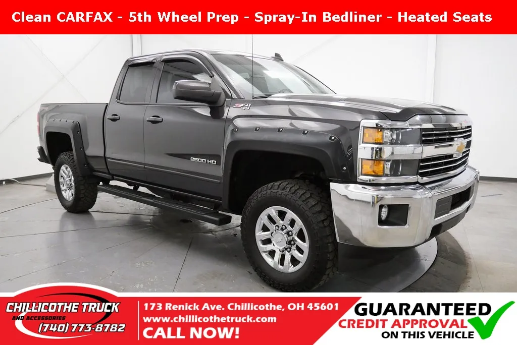 Gray 2016 Chevrolet Silverado 2500HD LT for sale in Chillicothe, OH