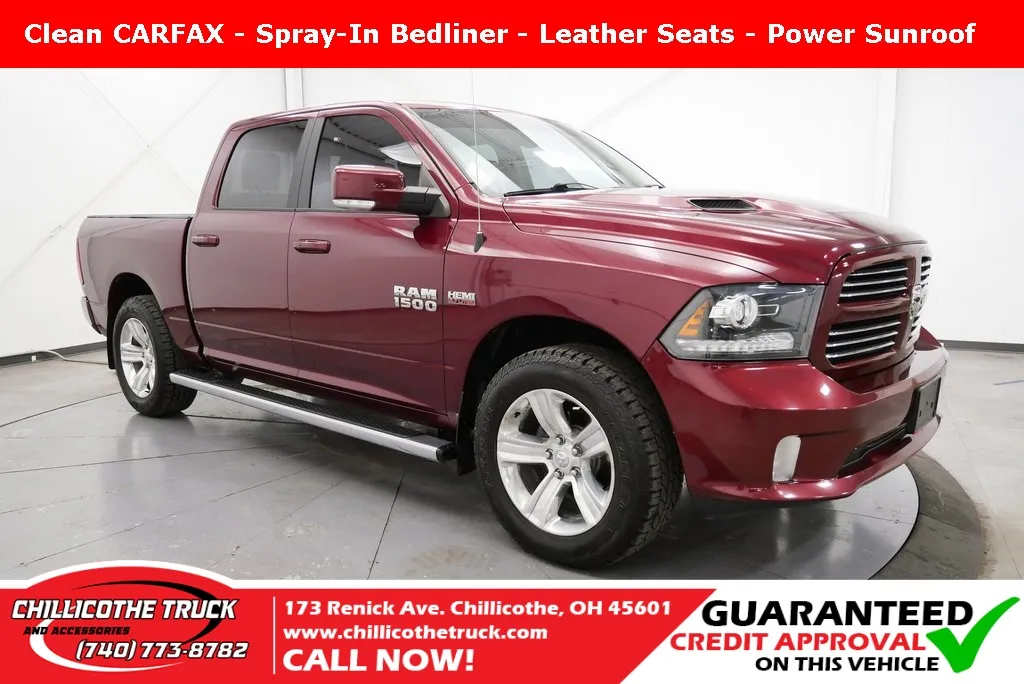 Red 2017 Ram 1500 Sport for sale in Chillicothe, OH