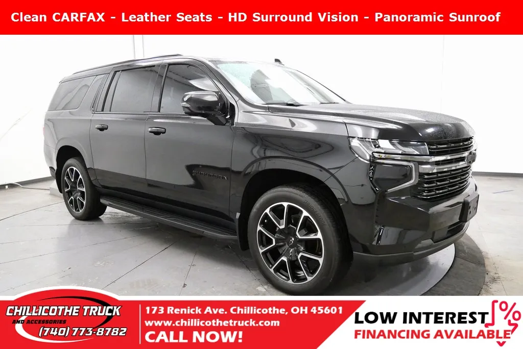 Black 2022 Chevrolet Suburban RST for sale in Chillicothe, OH