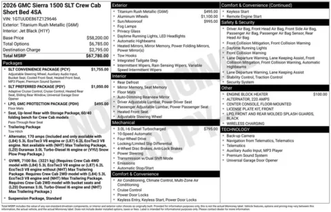 Photos of 2026 GMC Sierra 1500 SLT for sale in Indianola, IA at Gregg Young Buick GMC Indianola