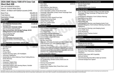 Photos of 2026 GMC Sierra 1500 AT4 for sale in Indianola, IA at Gregg Young Buick GMC Indianola