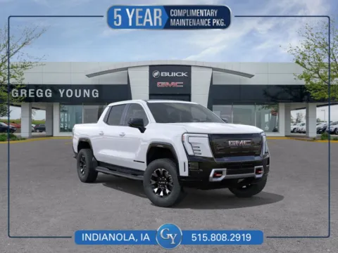 White 2026 GMC Sierra EV AT4 for sale in Indianola, IA