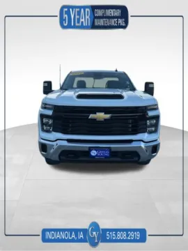 White 2025 Chevrolet Silverado 2500HD Work Truck for sale in Indianola, IA