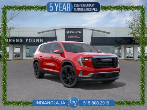Red 2026 GMC Acadia Elevation for sale in Indianola, IA