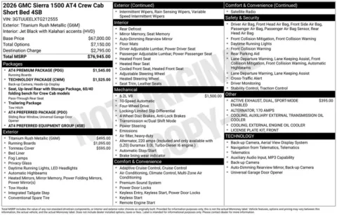 Photos of 2026 GMC Sierra 1500 AT4 for sale in Indianola, IA at Gregg Young Buick GMC Indianola