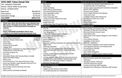 Photos of 2026 GMC Yukon Denali for sale in Indianola, IA at Gregg Young Buick GMC Indianola