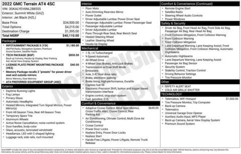 Photos of 2022 GMC Terrain AT4 for sale in Indianola, IA at Gregg Young Buick GMC Indianola