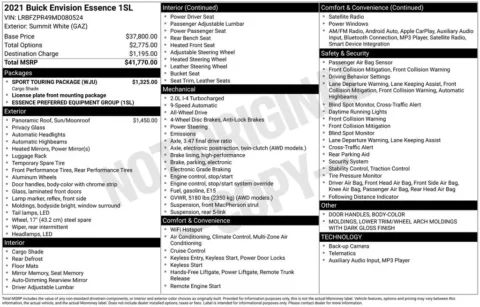 Photos of 2021 Buick Envision Essence for sale in Indianola, IA at Gregg Young Buick GMC Indianola