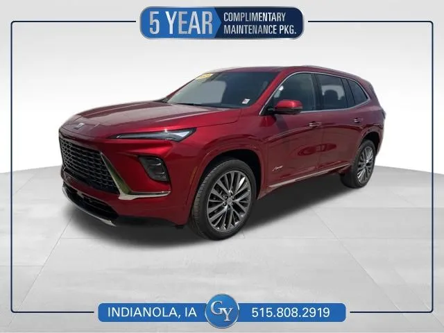Red 2025 Buick Enclave Avenir for sale in Indianola, IA