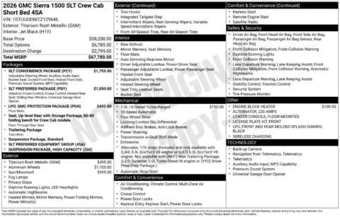 Another view of 2026 GMC Sierra 1500 SLT for sale in Indianola, IA at Gregg Young Buick GMC Indianola