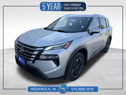 Silver 2024 Nissan Rogue SV for sale in Indianola, IA