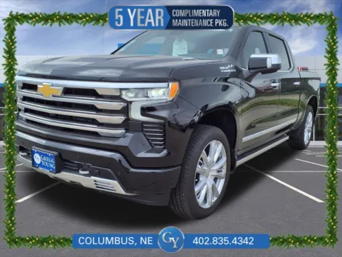Black 2025 Chevrolet Silverado 1500 High Country for sale in Columbus, NE