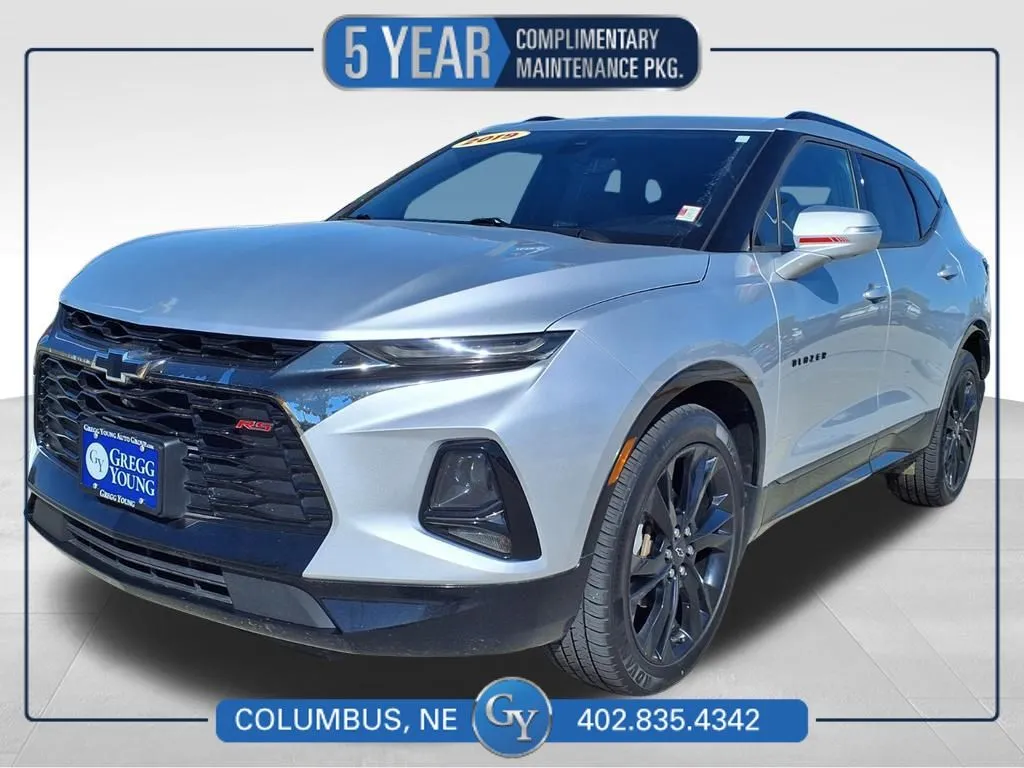 Silver 2019 Chevrolet Blazer RS for sale in Columbus, NE