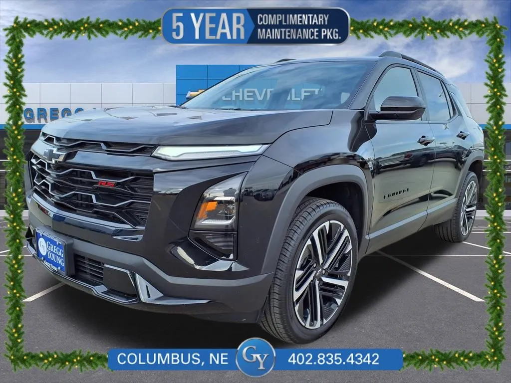 Black 2026 Chevrolet Equinox RS for sale in Columbus, NE