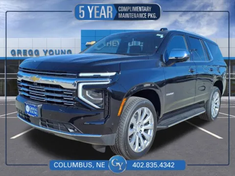 Black 2026 Chevrolet Tahoe Premier for sale in Columbus, NE