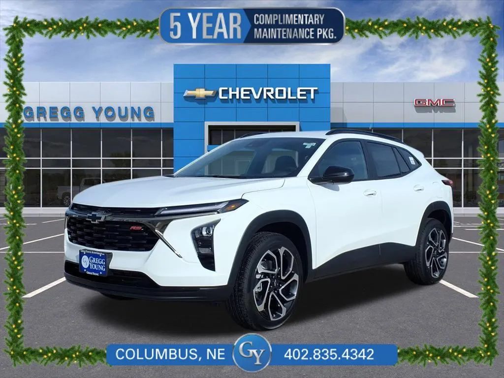 White 2026 Chevrolet Trax 2RS for sale in Columbus, NE