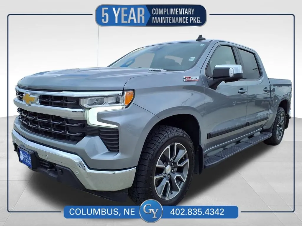 Gray 2024 Chevrolet Silverado 1500 LT for sale in Columbus, NE