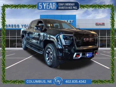 Black 2026 GMC Sierra EV AT4 for sale in Columbus, NE