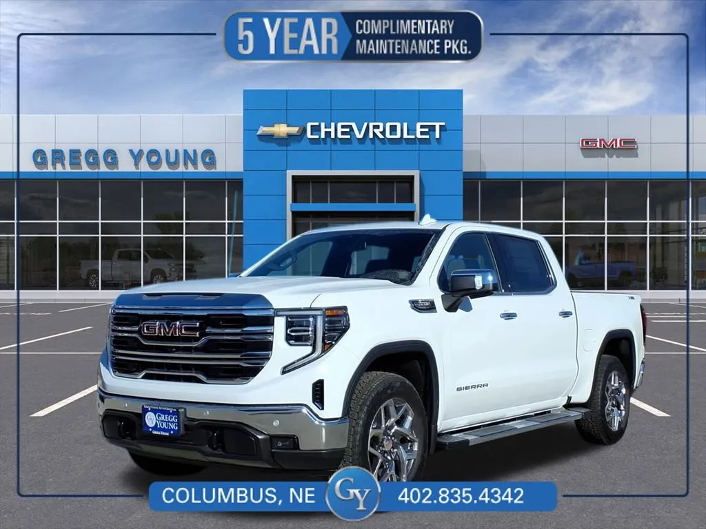 White 2026 GMC Sierra 1500 SLT for sale in Columbus, NE