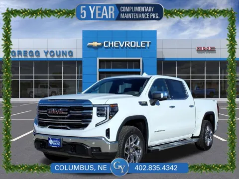White 2026 GMC Sierra 1500 SLT for sale in Columbus, NE