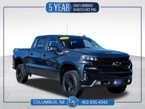 Gray 2021 Chevrolet Silverado 1500 LT Trail Boss for sale in Columbus, NE