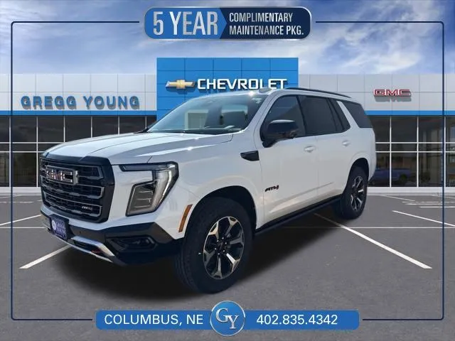 White 2026 GMC Yukon AT4 for sale in Columbus, NE