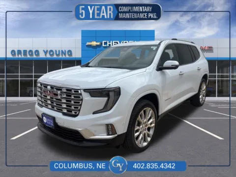 White 2026 GMC Acadia Denali for sale in Columbus, NE