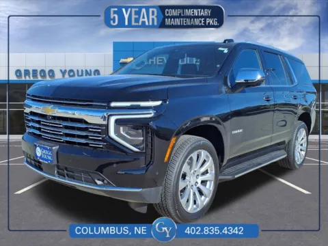 Black 2026 Chevrolet Tahoe Premier for sale in Columbus, NE