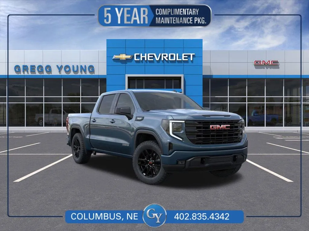 Blue 2026 GMC Sierra 1500 Elevation for sale in Columbus, NE