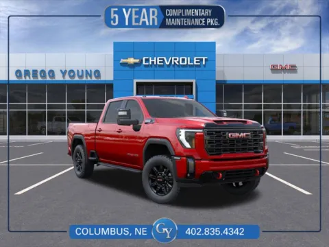 Red 2026 GMC Sierra 2500HD AT4 for sale in Columbus, NE