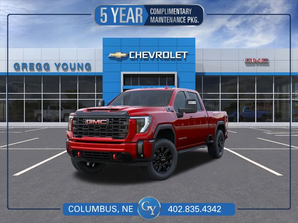 Red 2026 GMC Sierra 2500 HD AT4 for sale in Columbus, NE