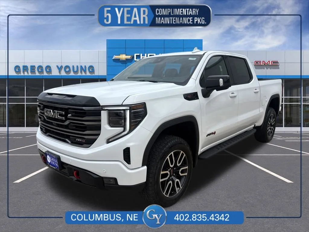White 2026 GMC Sierra 1500 AT4 for sale in Columbus, NE