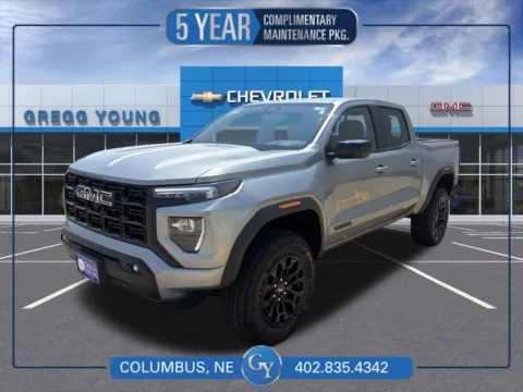 Gray 2026 GMC Canyon Elevation for sale in Columbus, NE
