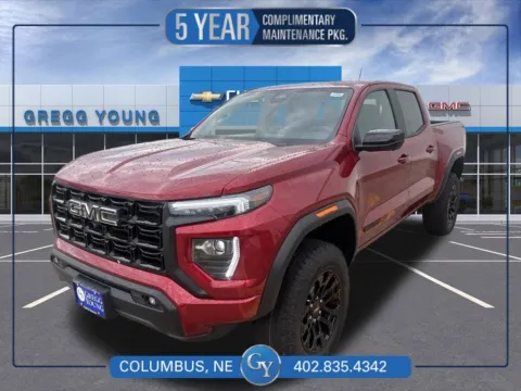 Red 2026 GMC Canyon Elevation for sale in Columbus, NE